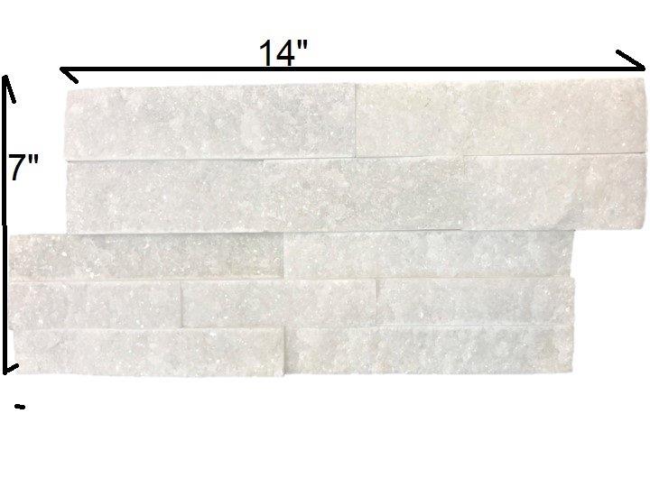 Crystal White Ledgestone H320