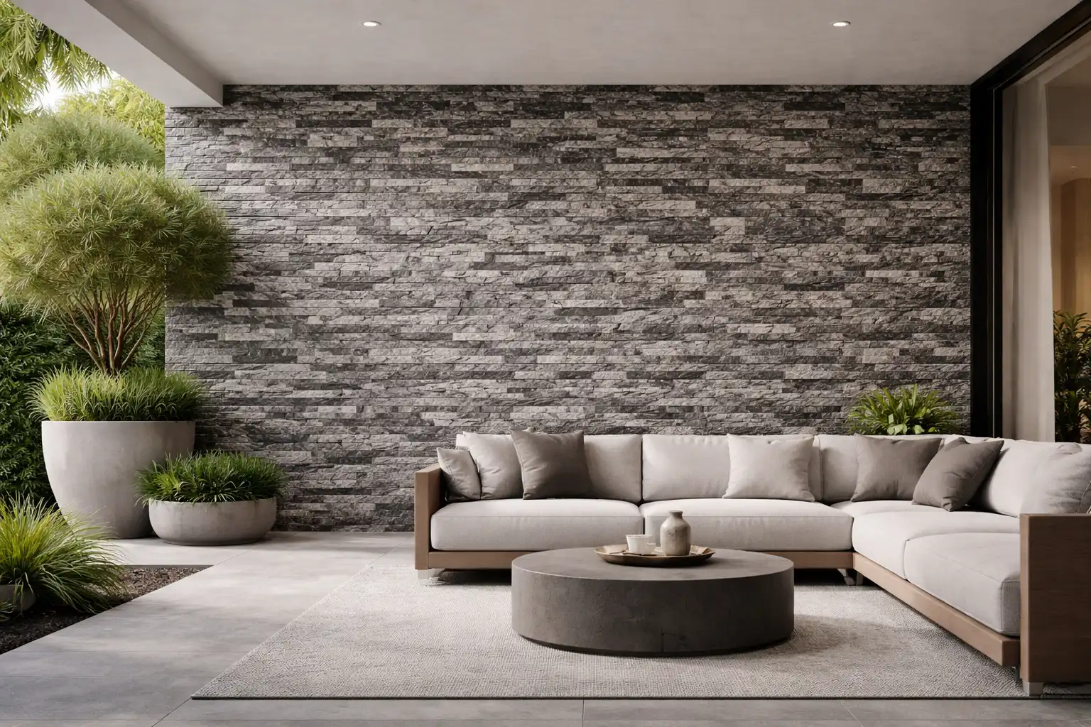 Format natural stone panels
