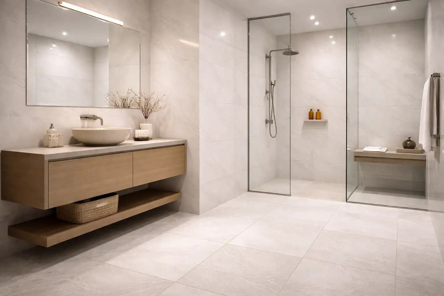 Marble tiles