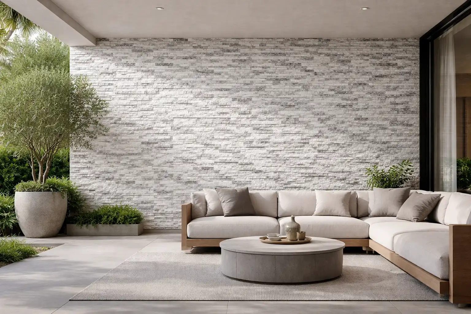 Luxury stone interior wall by StoneTek